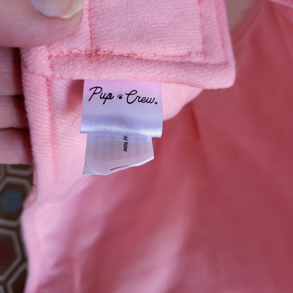 Chic Pink Floral Dog Coat - Picture 3 of 6
